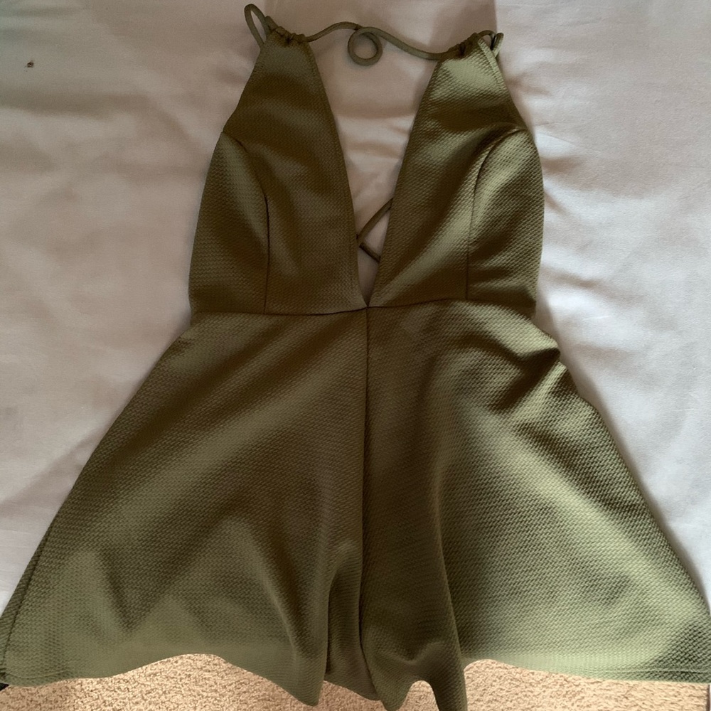 green romper